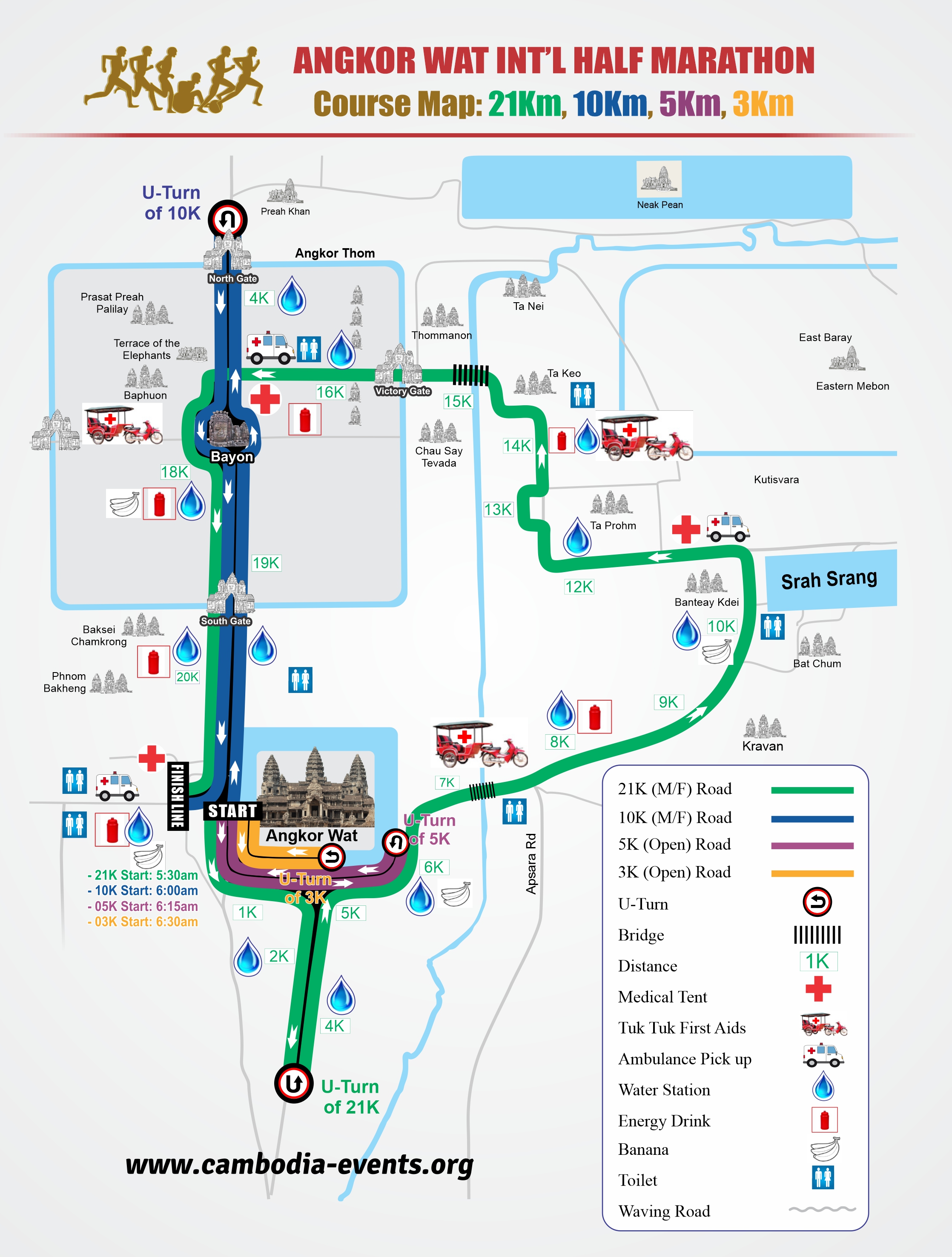 ANGKOR WAT INTERNATIONAL HALF MARATHON Cambodia Events Organizer